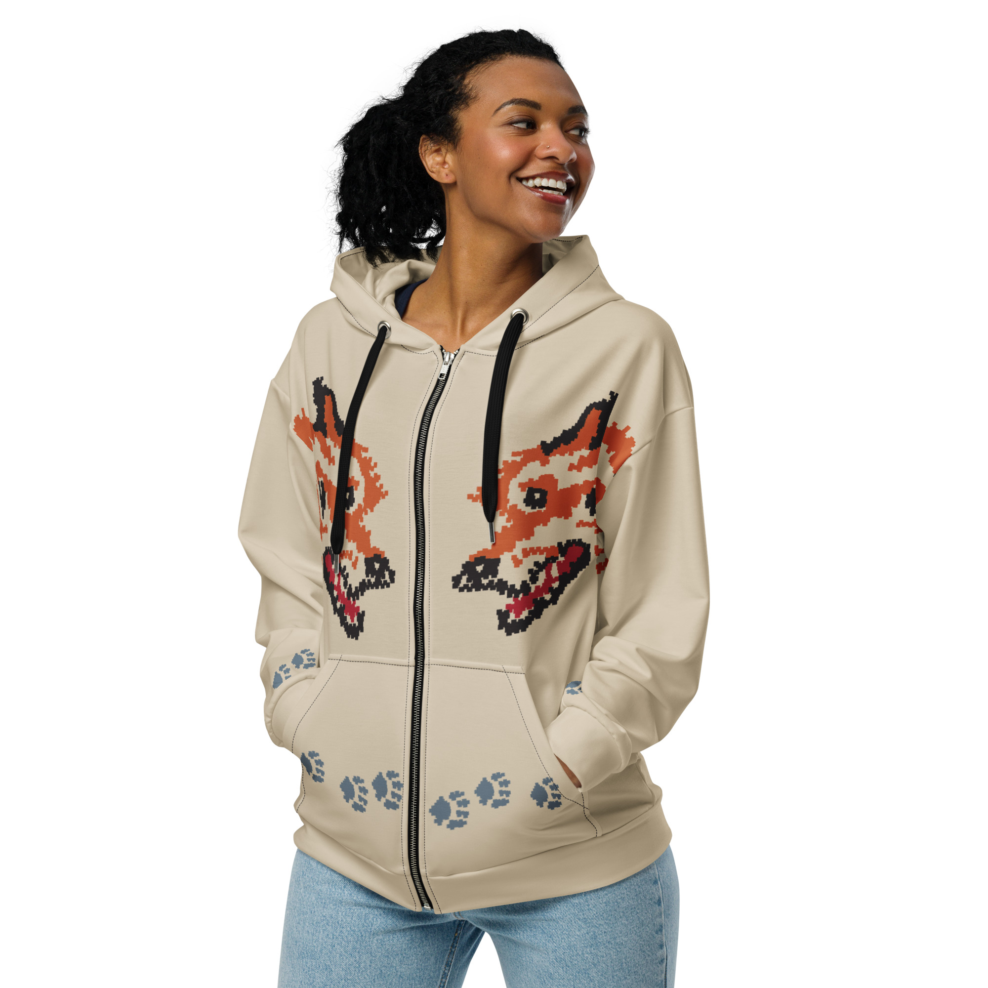 Amaze, Amaze, Amaze (Unisex zip hoodie) - Image 4